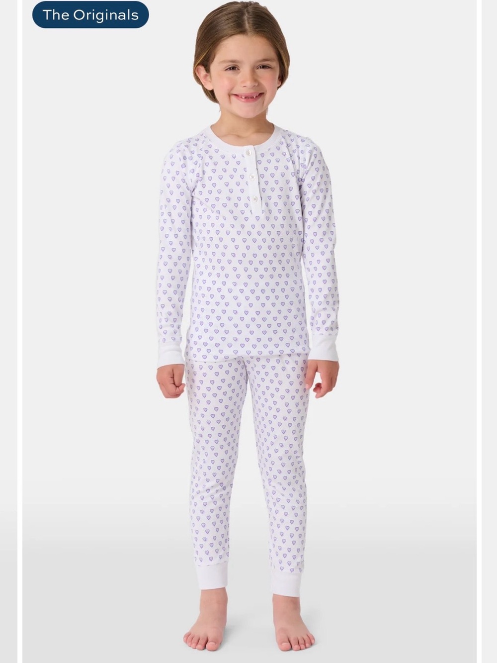 Roller Rabbit | Kids Hearts Pajamas, Lavendar